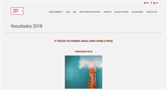 Desktop Screenshot of miramobileprize.com